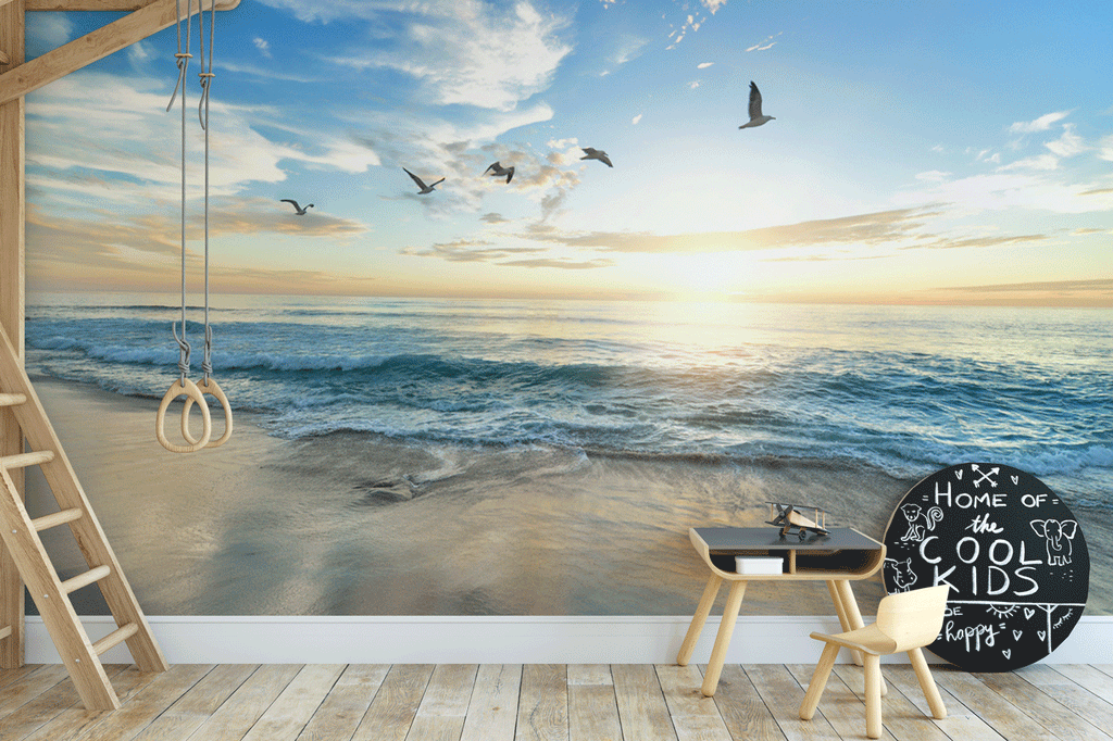Papier peint panoramique plage paradisiaque - Pure Panoramique